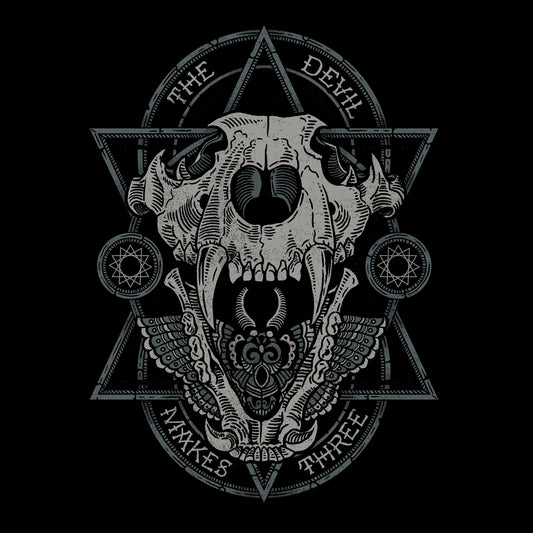 TIGER SKULL HEAVY WEIGHT ZIP HOODIE