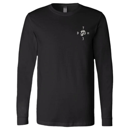 Mens skeleton witch long sleeve tee