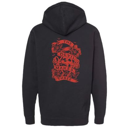 Koak skull zip heavy weight sweatshirt